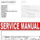 ROLAND JV-1010 JV1010 SERVICE / REPAIR MANUAL