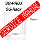 Korg SG-ProX / SG RACK Unit  - REPAIR / SERVICE MANUAL