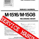 REPAIR / SERVICE  MANUAL for TASCAM M-1516 M-1508 Mixer