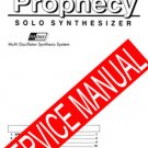 KORG PROPHECY  -= REPAIR / SERVICE MANUAL =-