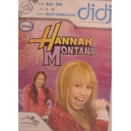 LEAP FROG HANNAH MONTANA DIDJ MATH SPELLING GAME AGES 8-10 GRADES 3-5