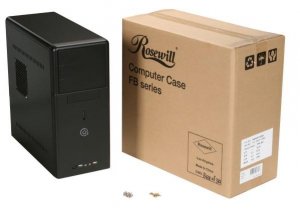 Black ATX Mid Tower Computer Case, come with 1x 80mm Fan