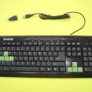 Black Color Keyboard Gaming Keys and Spill-Resistant
