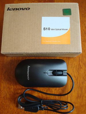 Lenovo Mini Optical Mouse S10B - Black