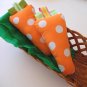 Carrot Rattle Teether