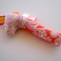 Half Giraffe Rattle Teether - Amy Butler Sandalwood Tangerine