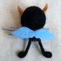 Voo Doo Doll Key Ring-Black Devil Blue Wing KCV004