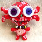 Monster Doll Key Ring- Red Big head SALE KCM0007
