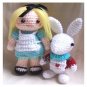 Alice in wonder land and rabbit