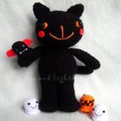 Crochet pattern - Halloween black cat