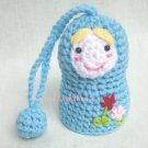 Crochet pattern - Matryoshka doll key covers