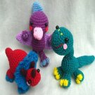Crochet pattern - Little dinosaurs I