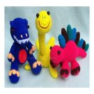 Crochet pattern - Little dinosaurs II