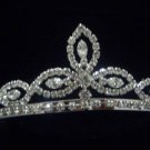 NEW Bridal Party Prom Veil Crystal Crown Tiara T18 NEW Bridal Party Prom Veil Crystal Crown Tiara T18