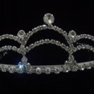 Bridal Wedding Prom Veil Crystal Crown Tiara T10 Bridal Wedding Prom Veil Crystal Crown Tiara T10