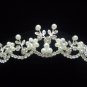 Foral Bridal Wedding Veil Preal Crystal Crown Tiara T11