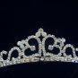 NEW Bridal Wedding Veil Crystal Heart Crown Tiara T15