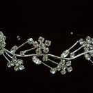 Bridal Wedding Floral Veil Crystal Headband Tiara T20 Bridal Wedding Floral Veil Crystal Headband Tiara T20