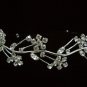 Bridal Wedding Floral Veil Crystal Headband Tiara T20
