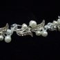 Bridal Wedding Veil Crystal Pearl Headband Tiara T39