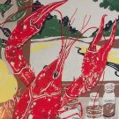 1980 Breaux Bridge Louisiana Crawfish Festival Poster