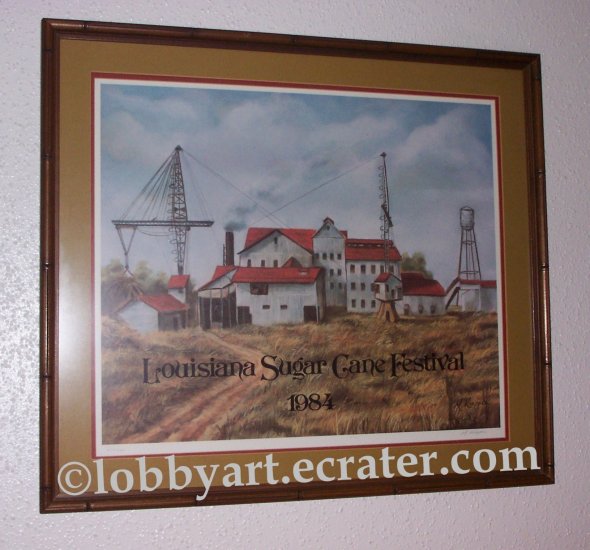 1984 New Iberia Sugarcane Festival Poster