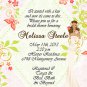 Bridal Shower Invitations Fall Autumn Butterfly Leaves Leaf Custom Personalized