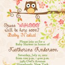 Owl Baby Shower Bridal Shower Invitations