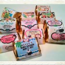 90 Baby Shower Favors Candy Wrapper Label Jungle Monkey