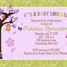 Jungle Baby Shower Invitations Swinging Monkey Tree Custom