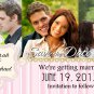 Vintage Custom Lace Save The Date Wedding Magnets Custom With Envelopes