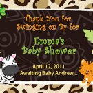 Swinging Monkey Baby Shower Magnet Party Favors