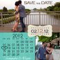 Your Color Calendar Save The Date Wedding Magnets With Envelopes Custom