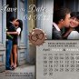 Calendar Heart Save The Date Wedding Magnets With Envelopes Custom Personalized