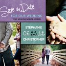 Modern Square Save The Date Wedding Magnets With Envelopes Custom Personalized