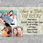 Custom Elegant Photo Collage Custom Save The Date Magnets With Envelopes