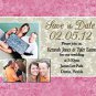 Custom Elegant Photo Collage Custom Save The Date Magnets With Envelopes