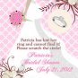 Bridal Shower Scratch Off Lotto Games Favor Tickets Victorian Vintage Bouquet