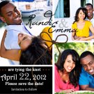 Tie The Knot Wedding Save The Date Magnets With Envelopes Custom In Your Color