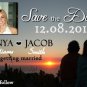 Full Photo Save The Date Wedding Magnets Custom With Envelopes Your Color