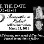 Heart Collage Save The Date Wedding Magnets Custom With Envelopes