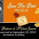 Fall Autumn Leaf Save The Date Wedding Magnets Custom With Envelopes