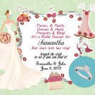 10 Bridal Shower Wedding Scratch Off Game Card Favor Games Your Color