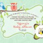 Baby Shower Scratch Off Games Favors Owl Girl Boy Custom In Your Color