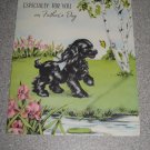 Vintage Norcross Father's Day Card with Cocker Spaniel Signed