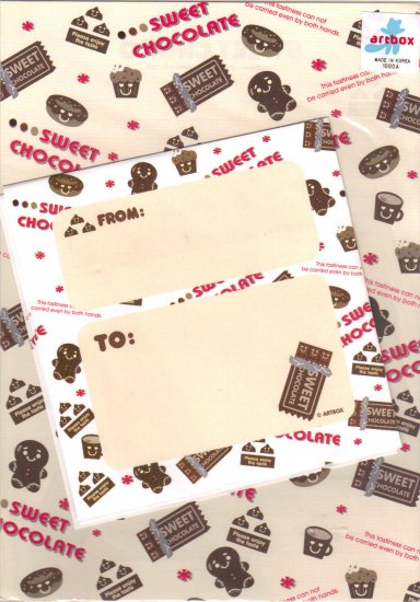 Art Box Sweet chocolate letter set