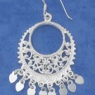STERLING SILVER BALI FILIGREE CIRCLE EARRINGS