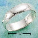 STERLING SILVER 4MM HP LIGHT WEIGHT WEDDING BAND