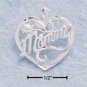 STERLING SILVER DC "MOMMY" IN HEART CHARM