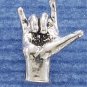 STERLING SILVER 3D "I LOVE YOU" SIGN CHARM